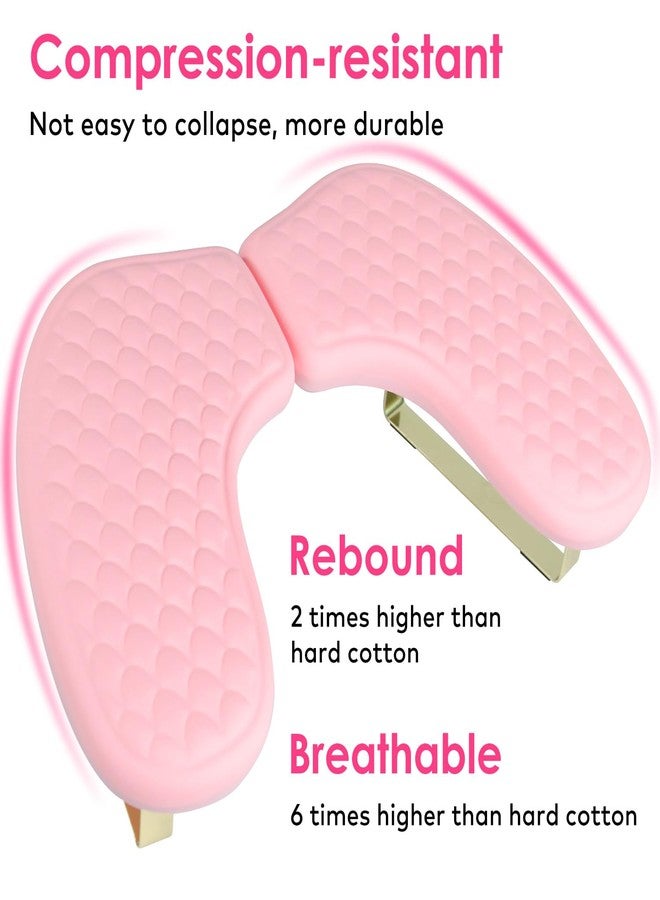 BORNBYME Arm Rest for Nails Tech, BORNBYME Update PU Leather Fish Pattern U-shaped Hand Nail Stand Rest for Manicure, Pink - Image 3